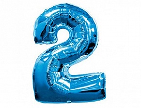 Цифра 2 Flexmetal СИНЯЯ ( 901762 А )