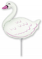 FM фигура 902785 Лебедь МИНИ 14" фольгированный шар 