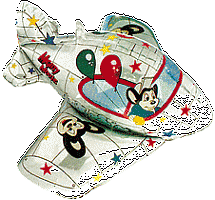 FM фигура большая 801503 Самолет 3Д Фольга